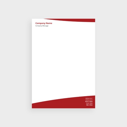 Design Preview for Design Gallery: Conservative Letterheads