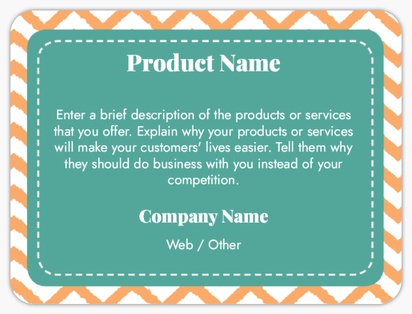 Design Preview for Design Gallery: Retail & Sales Product Labels, 10.2 x 7.6 cm Rounded Rectangle