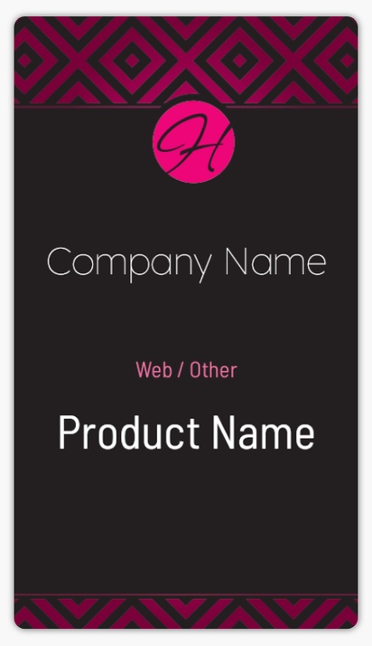 Design Preview for Design Gallery: Modern & Simple Product Labels, 8.7 x 4.9 cm Rounded Rectangle
