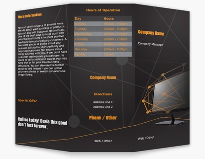 A webbplats konsult computer screen black gray design for Art & Entertainment