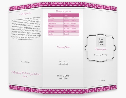 Design Preview for Design Gallery: Clothing Custom Brochures, 8.5" x 11" Tri-fold