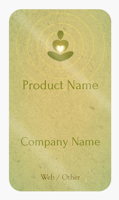 Design Preview for Design Gallery: Massage & Reflexology Product Labels on Sheets, Rounded Rectangle 8.7 x 4.9 cm