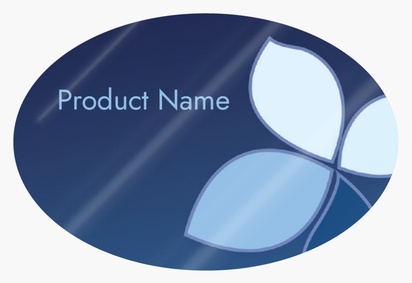 Design Preview for Design Gallery: Summer Product Labels on Sheets, Oval 7.6 x 5.1 cm