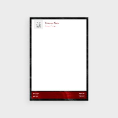 Design Preview for Design Gallery: Grocery Stores Letterheads