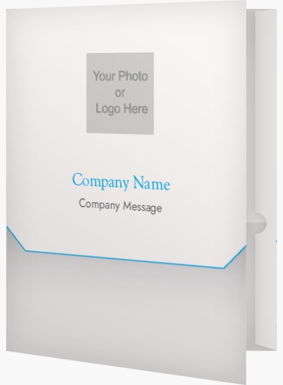 Design Preview for Modern & Simple Custom Presentation Folders Templates, 9.5" x 12"