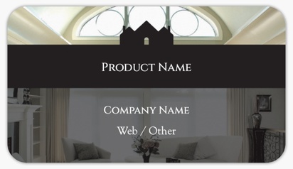 Design Preview for Design Gallery: Architecture  Product Labels on Sheets, Rounded Rectangle 8.7 x 4.9 cm