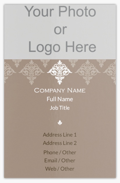 Design Preview for Design Gallery: Home Staging Metallic Business Cards