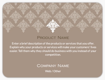 Design Preview for Design Gallery: Property & Estate Agents Product Labels, 10.2 x 7.6 cm Rounded Rectangle
