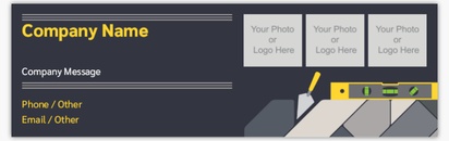 Design Preview for Design Gallery: Masonry & Bricklaying Vinyl Banners, 76 x 244 cm