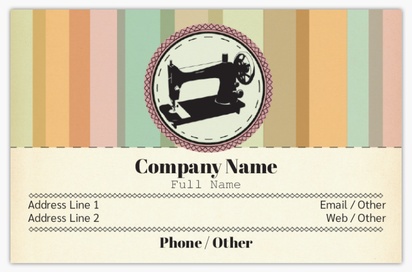 Design Preview for Design Gallery: Retro & Vintage Standard Business Cards, Standard (85 x 55 mm)