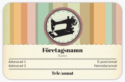 Förhandsgranskning av design för Designgalleri: Retro & vintage Visitkort med rundade hörn, Rundade Standard (85 x 55 mm)