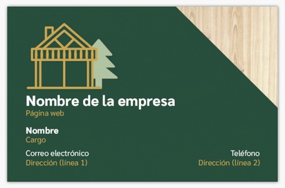 Vista previa del diseño de Galería de diseños de tarjetas de visita con acabado mate reciclado para sector inmobiliario, Standard (85 x 55 mm)