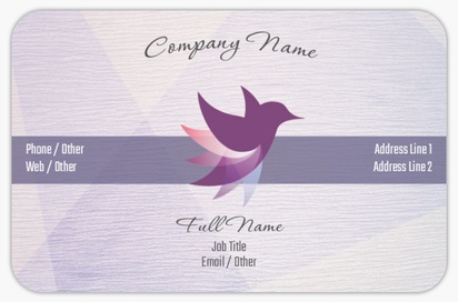 Design Preview for Design Gallery: Religious & Spiritual Rounded Corner Business Cards, Rounded Standard (85 x 55 mm)