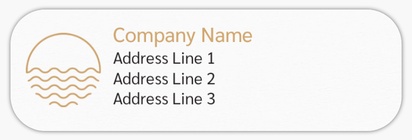 Design Preview for Design Gallery: Accommodations Return Address Labels