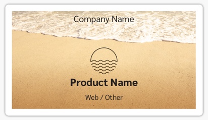 Design Preview for Templates for Health & Wellness Product Labels , 8.7 x 4.9 cm Rounded Rectangle
