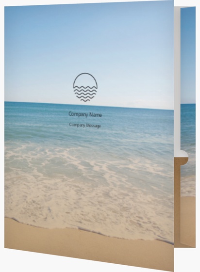 Design Preview for Design Gallery: Travel & Accommodation Custom Presentation Folders, 9.5" x 12"