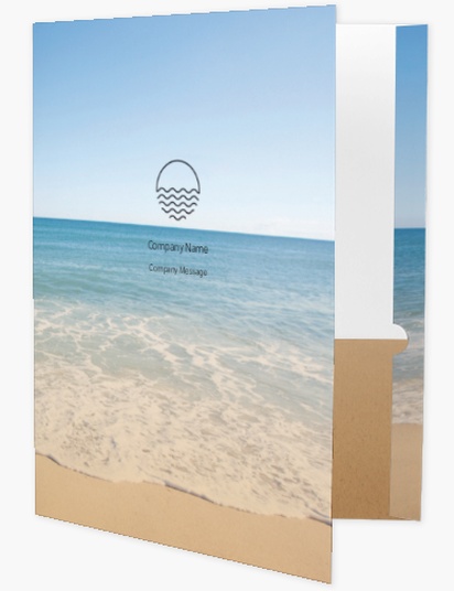 Design Preview for Design Gallery: Travel & Accommodation Presentation Folders, A4
