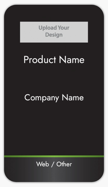 Design Preview for Design Gallery: Sports & Fitness Product & Packaging Labels, Rounded Rectangle  8.7 x 4.9 cm 