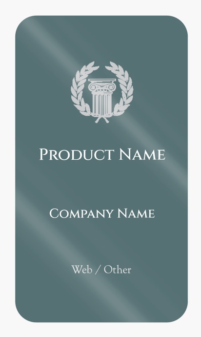 Design Preview for Design Gallery: Financial Planning Product Labels on Sheets, Rounded Rectangle 8.7 x 4.9 cm