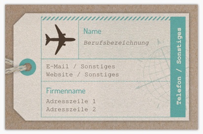 Designvorschau für Designgalerie: Perlglanz Visitenkarten Reise & Unterkunft