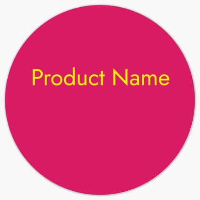 Design Preview for Design Gallery: Marketing & Communications Product Labels, 3.8 x 3.8 cm Circle