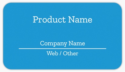 Design Preview for Design Gallery: Business Services Product Labels on Sheets, Rounded Rectangle 8.7 x 4.9 cm