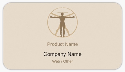 Design Preview for Design Gallery: Health & Wellness Product & Packaging Labels, Rounded Rectangle  8.7 x 4.9 cm 