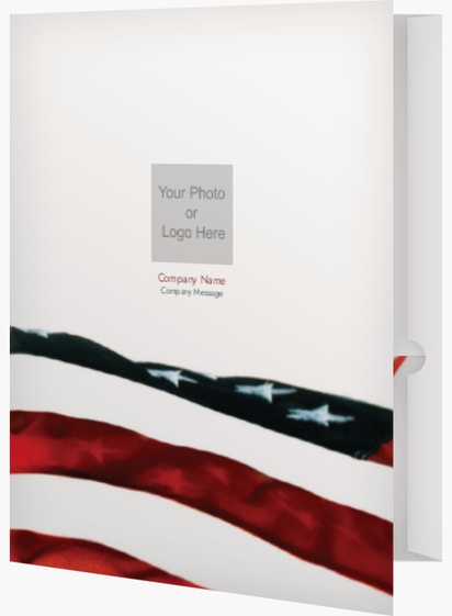 A patriotic flag white red design with 1 uploads