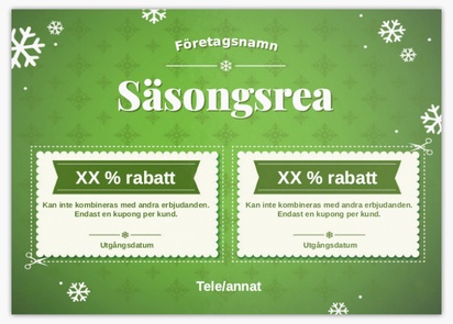 Förhandsgranskning av design för Designgalleri: Jul & helgdagar Flyers och broschyrer,  Ingen falsning A6 (105 x 148 mm)