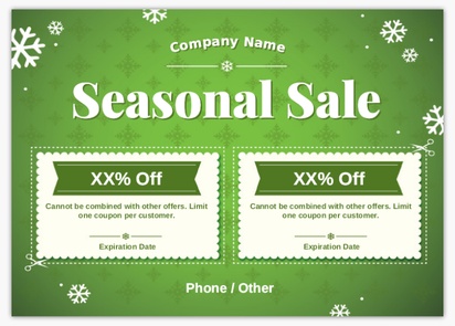 Design Preview for Templates for Seasonal Flyers and Pamphlets ,  No fold A6