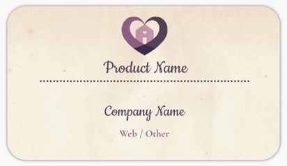 Design Preview for Design Gallery: Community Living Product Labels on Sheets, Rounded Rectangle 8.7 x 4.9 cm