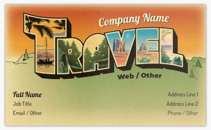 Design Preview for Design Gallery: Travel & Accommodation Classic Visiting Cards