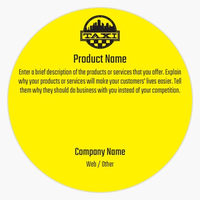 Design Preview for Design Gallery: Product & Packaging Labels, Circle 1.5"  7.6 x 7.6 cm 