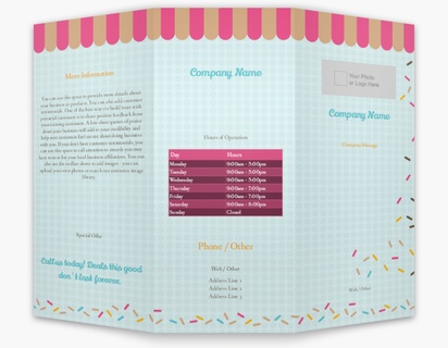 A ice cream logo gray pink design for Menus with 1 uploads