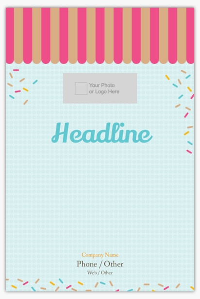 A candy sweets white pink design with 1 uploads