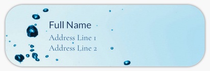Design Preview for Design Gallery: Pool & Spa Care Return Address Labels