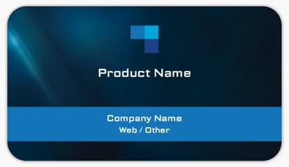 Design Preview for Design Gallery: Web Design & Hosting Product Labels on Sheets, Rounded Rectangle 8.7 x 4.9 cm