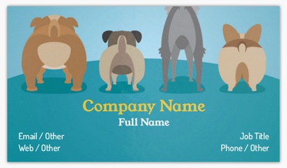 Design Preview for Animals & Pet Care Standard Business Cards Templates, Standard (3.5" x 2")