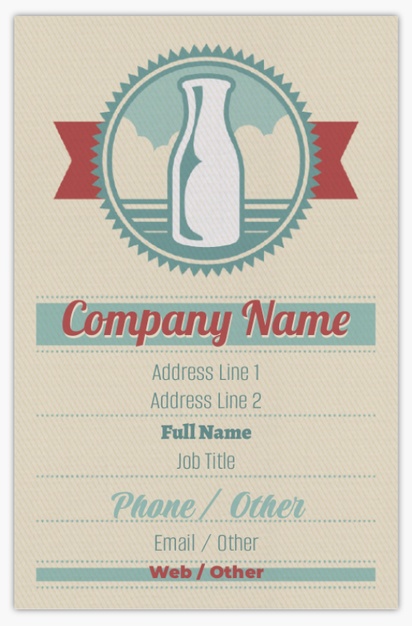 Design Preview for Design Gallery: Agriculture & Farming Linen Business Cards