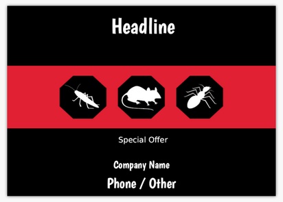 Design Preview for Design Gallery: Pest Control Flyers, None A6