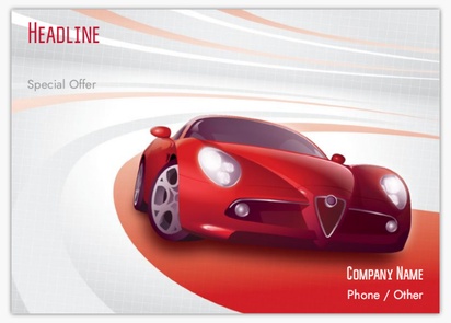 Design Preview for Design Gallery: Automotive & Transportation Flyers and Pamphlets,  No fold A6