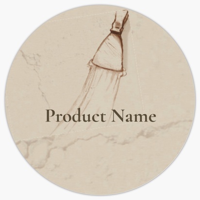 Design Preview for Design Gallery: Masonry & Bricklaying Product Labels on Sheets, Circle 3.8 x 3.8 cm