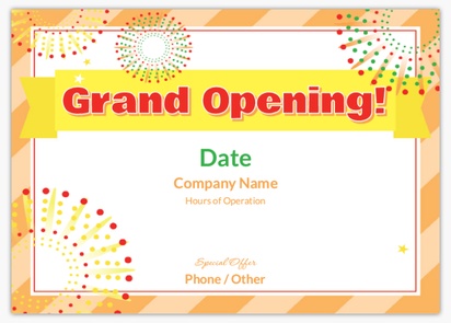 Design Preview for Design Gallery: Grand Opening Flyers, None A6