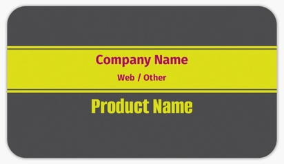 Design Preview for Design Gallery: Construction, Repair & Improvement Product Labels on Sheets, Rounded Rectangle 8.7 x 4.9 cm