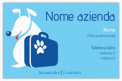 Anteprima design per Galleria di design: biglietti da visita in carta riciclata opaca per animali domestici, Standard (85 x 55 mm)