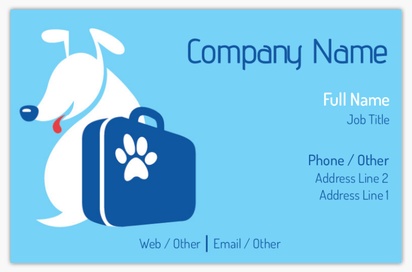 Design Preview for Design Gallery: Animals Soft Touch Business Cards