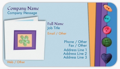 Design Preview for Design Gallery: Gift & Party Shops Business Card Stickers, Small