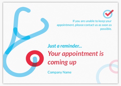 Design Preview for Design Gallery: Reminders & Appointments Flyers & Leaflets,  No Fold/Flyer A6 (105 x 148 mm)
