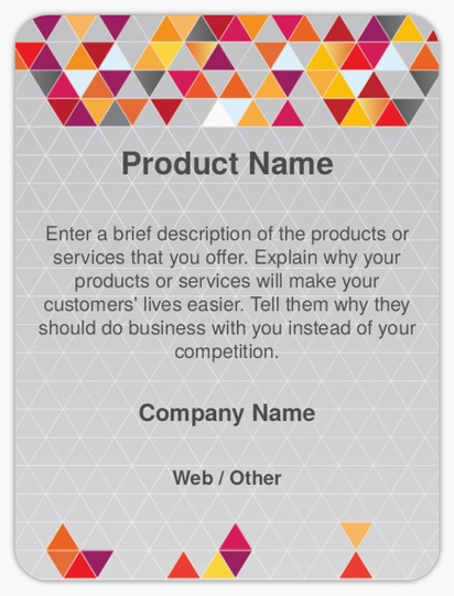 Design Preview for Design Gallery: Software Development Product Labels on Sheets, Rounded Rectangle 10 x 7.5 cm