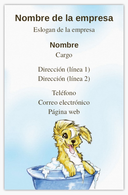 Vista previa del diseño de Galería de diseños de tarjetas de visita con acabado mate para animales y mascotas
